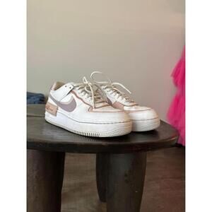 Nike Air Force 1 Shadow – 8.5 – White/Amethyst